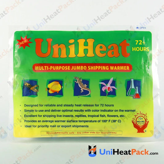 Heat pack for shipping plants